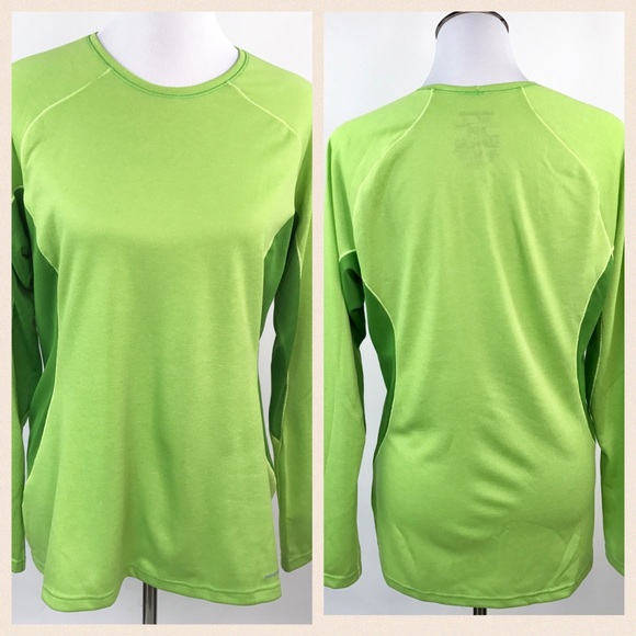 Patagonia Tops - PATAGONIA Capilene Midweight Green Womens LARGE